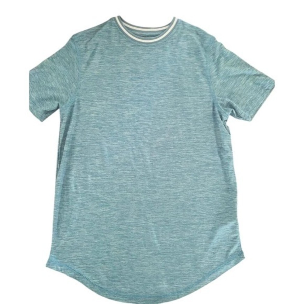 Raw Yarn Industries Mens Small TShirt Green/Aqua Super Soft Tee